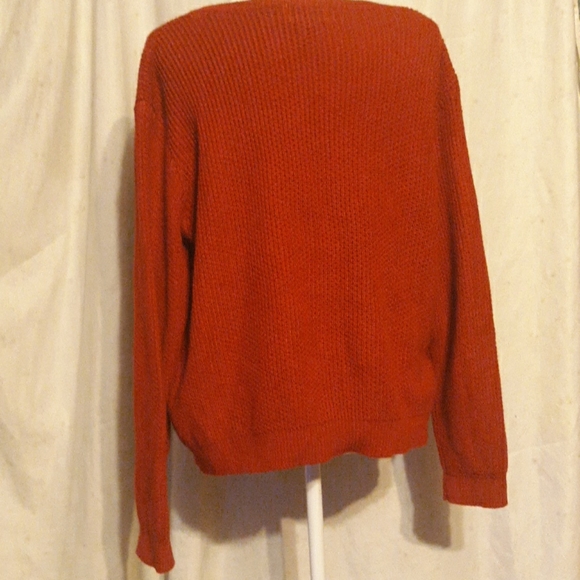 BFA Classics vintage womens XL red knitted sweater - Picture 3 of 4